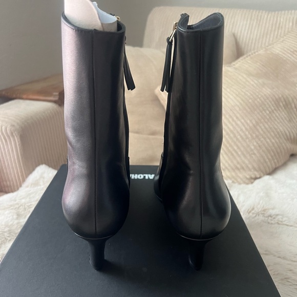 Alohas Nash Ankle Boots Black Leather - Picture 4 of 6